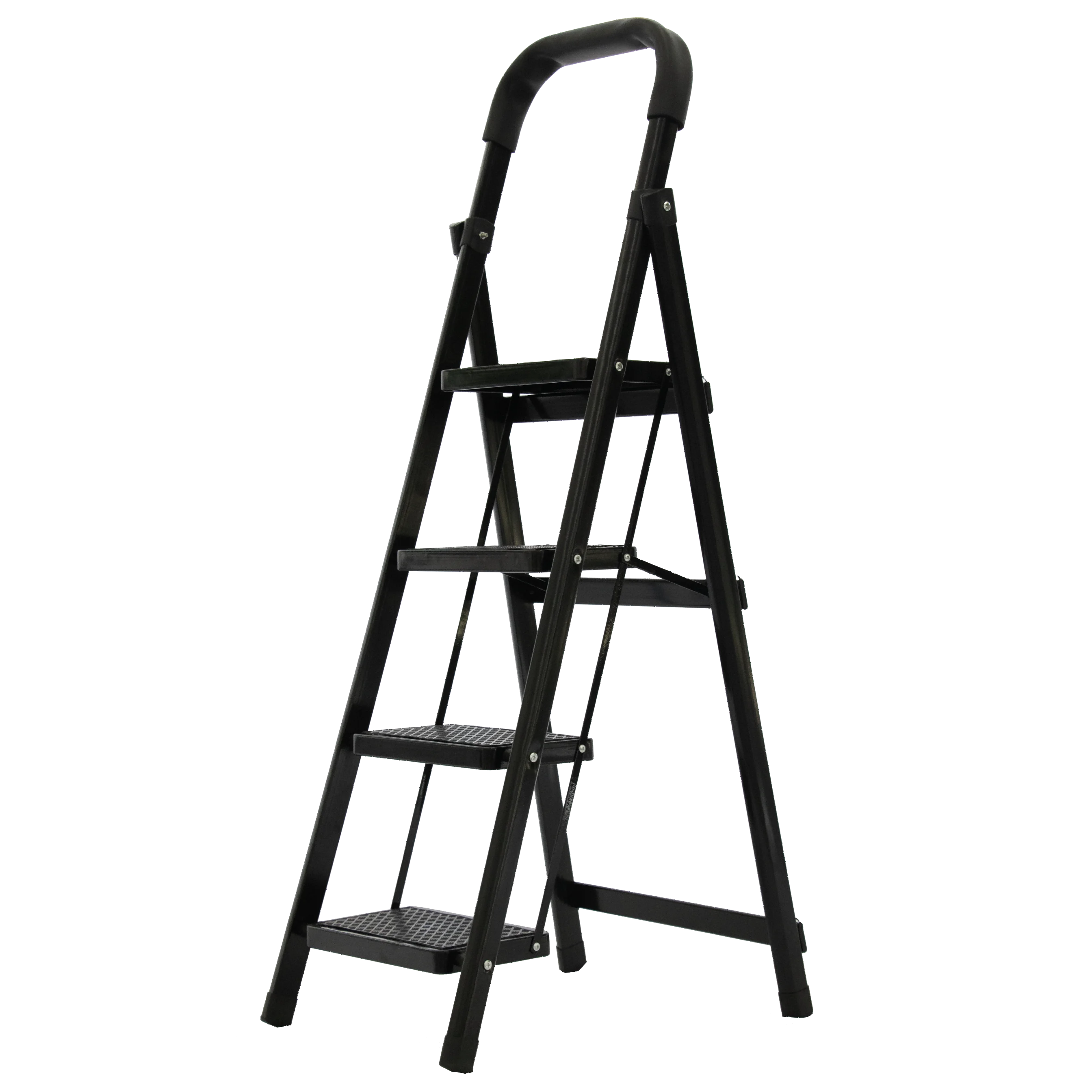 Cheap Lightweight Portable Folding Step Climbing Ladder Foldable Painting Ladder Steel Step Ladder with Handrail