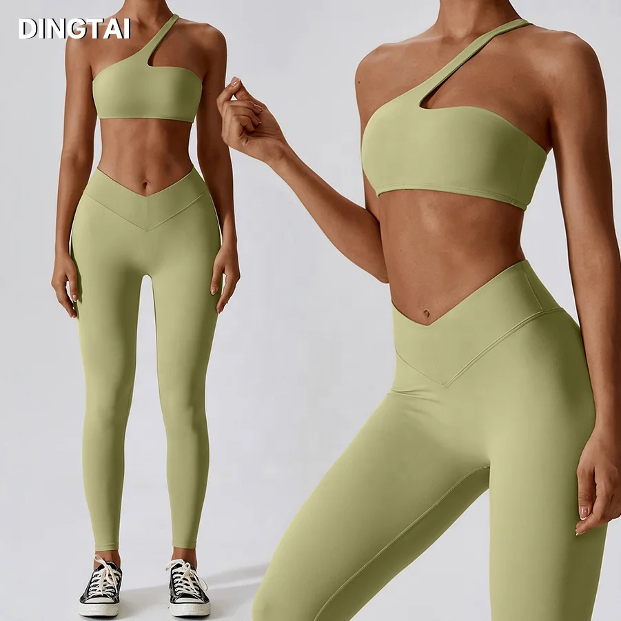 Dingtai High Quality Hot Sexy Girls Yoga Suit New Yoga Wear Workout Sportswear Gym Fitness Sets
