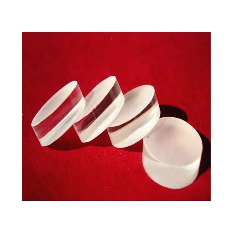 Manufacturer Heat Resistant clear fused sheet silica round wafer glass quartz plate