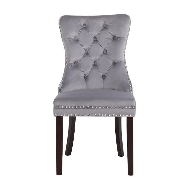 Luxury Nordic Design Dinning Furniture velvet upholstered modern dining chair