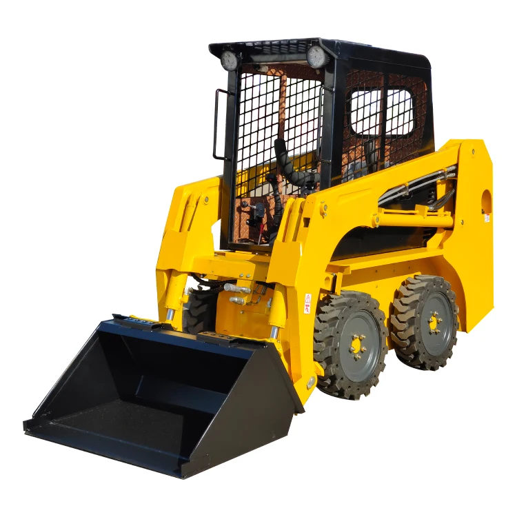 Best Price 2.3 ton Skid Steer Loader with Excellent Stability Compact Wheel Loader Bucket