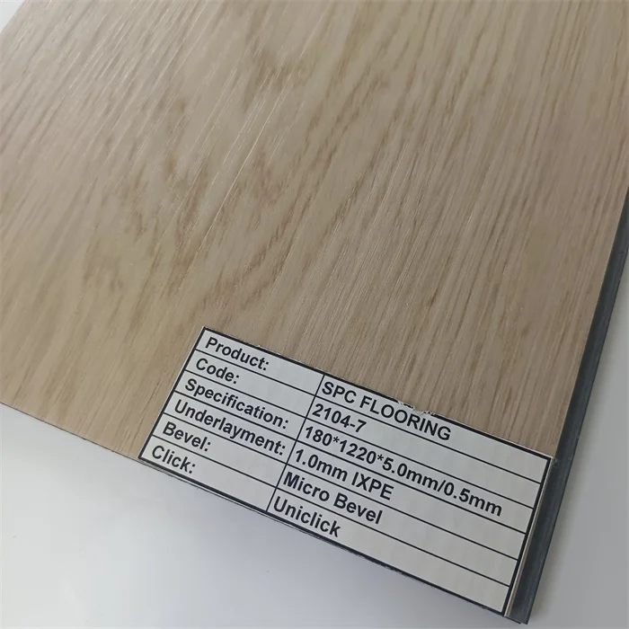 interlocking waterproof fireproof 5mm spc floor tiles luxury click lock 100% virgin material pvc spc flooring vinyl sheet