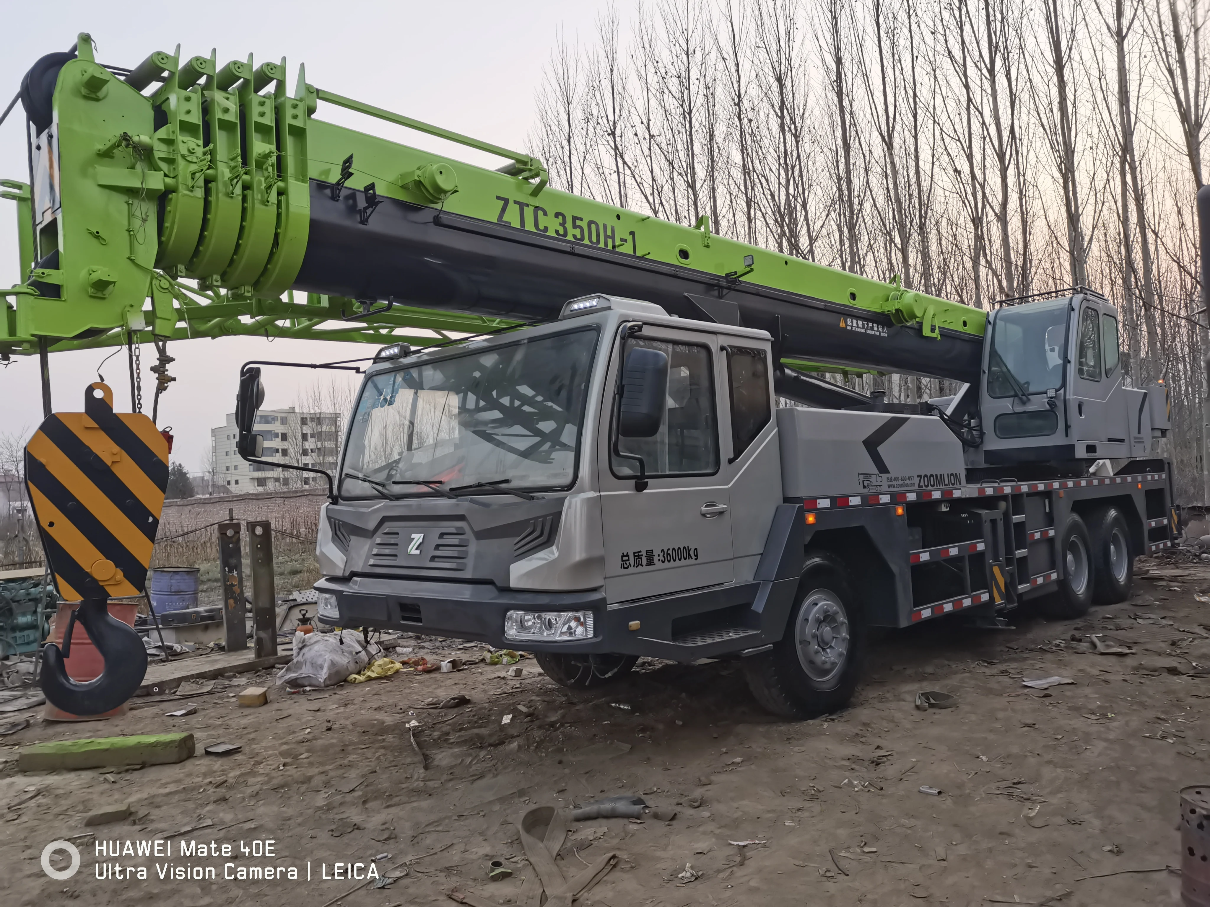 Original Second Hand ZTC350H mobile crane zoomlion 35 ton truck crane used truck cranes