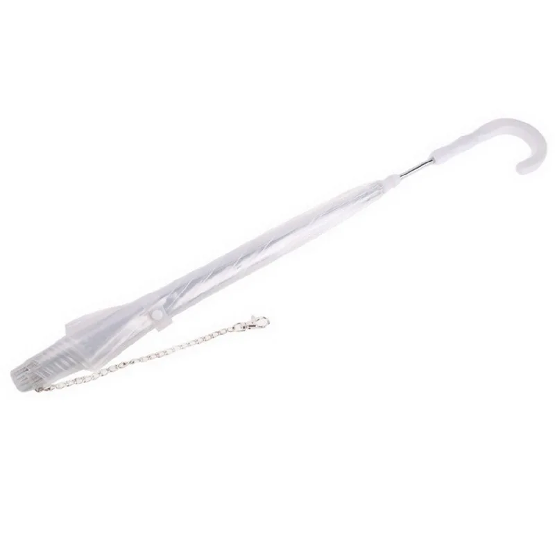 Waterproof Transparent Plastic Pet Umbrella For Dog Pet With Leash