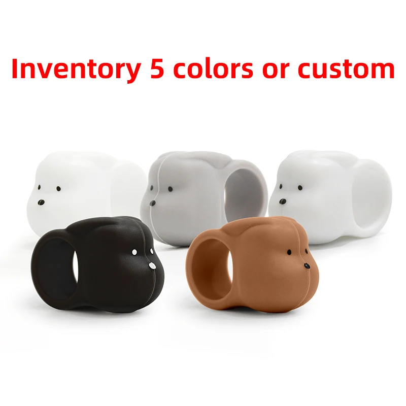 Premium Kids Safety Door Knob Covers Wall Protection Doorknob Bumper Doorknob Ring For Handle Door Stopper Anti-Collision Buffer