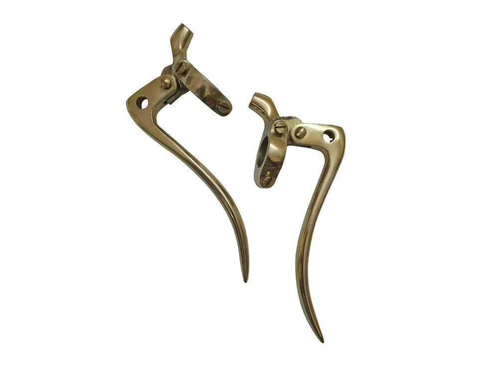Clutch and brake Lever for motorcycle  Universal Vintage Bikes Brass 7/8 Handle Bar for bsa and other