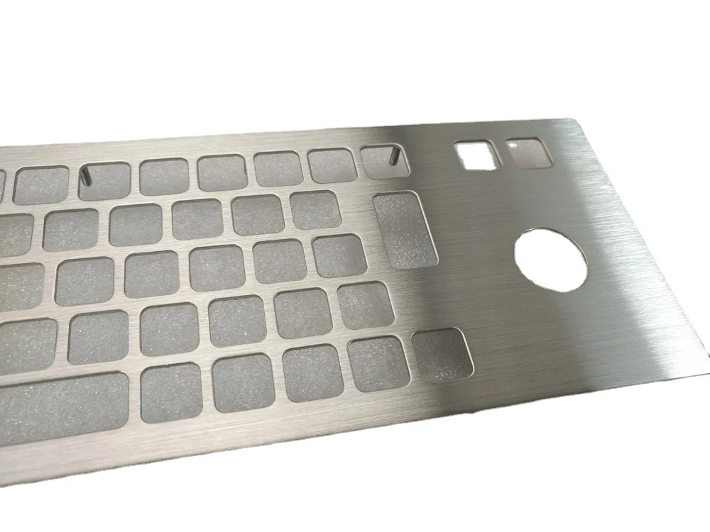 Stainless steel laser cutting Door keyboard panel