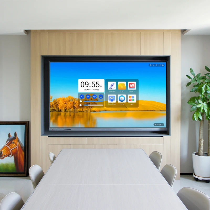 55 65 75 86 Inch smart board LCD whiteboard interactive android display all in one touch screen pc whiteboard for educa