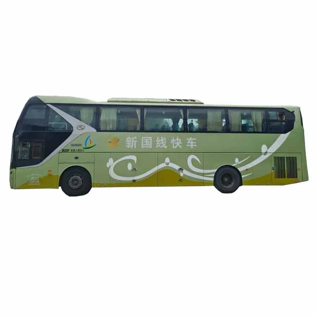 Туристические автобусы KINGLONG uesd с 54 пассажирскими сиденьями дизельный двигатель WEICHAI 10 цилиндров большой багажной отделением для продажи