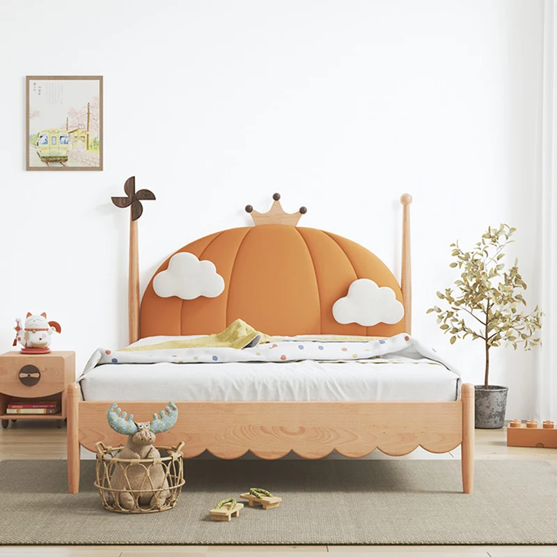 House Modern Bedroom Furniture Children Adults  Wood Bunk Bed   with Cabinet