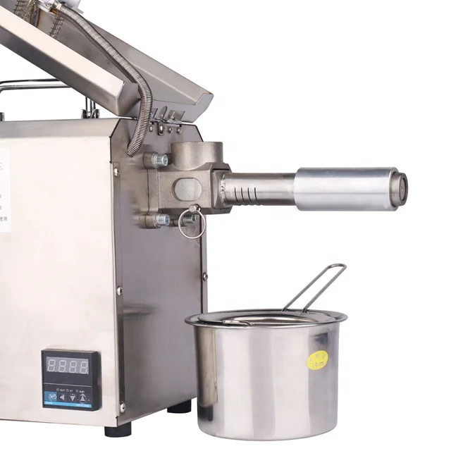 High oil yield portable commercial table use mini automatic peanut oil press machine