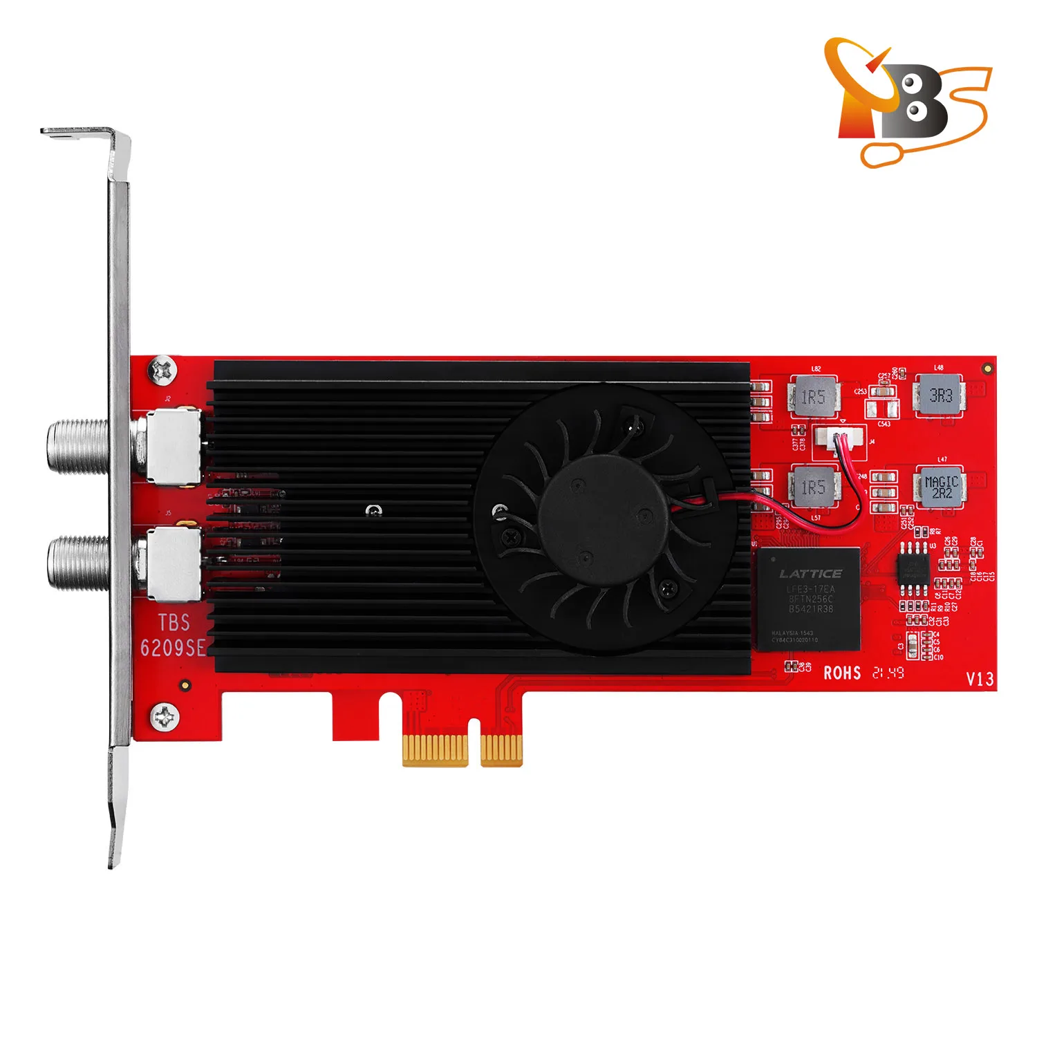TBS6209se DVB-T2/C2/T/C/ISDB-T 8 TV Tuner PCI-e card for IPTV Streaming and Broadcasting