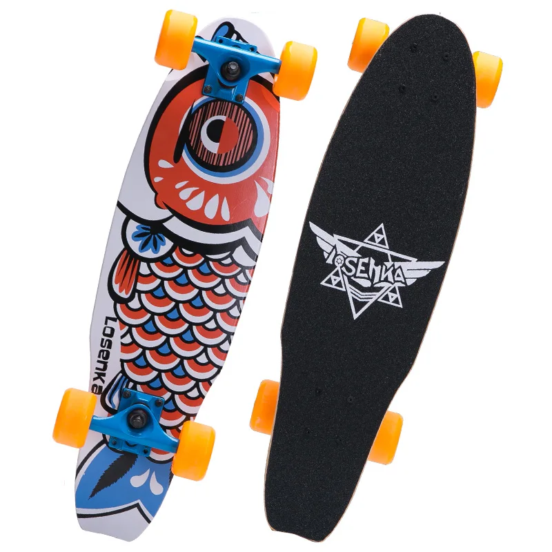 wholesale 28 inch design your own maple Cruiser board fish skateboard