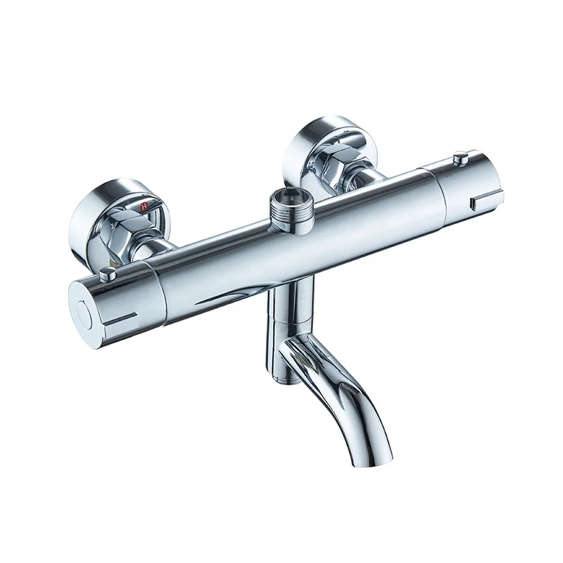 thermostatic bath shower mixer tap wall mounted brass thermostatic shower mixer faucets