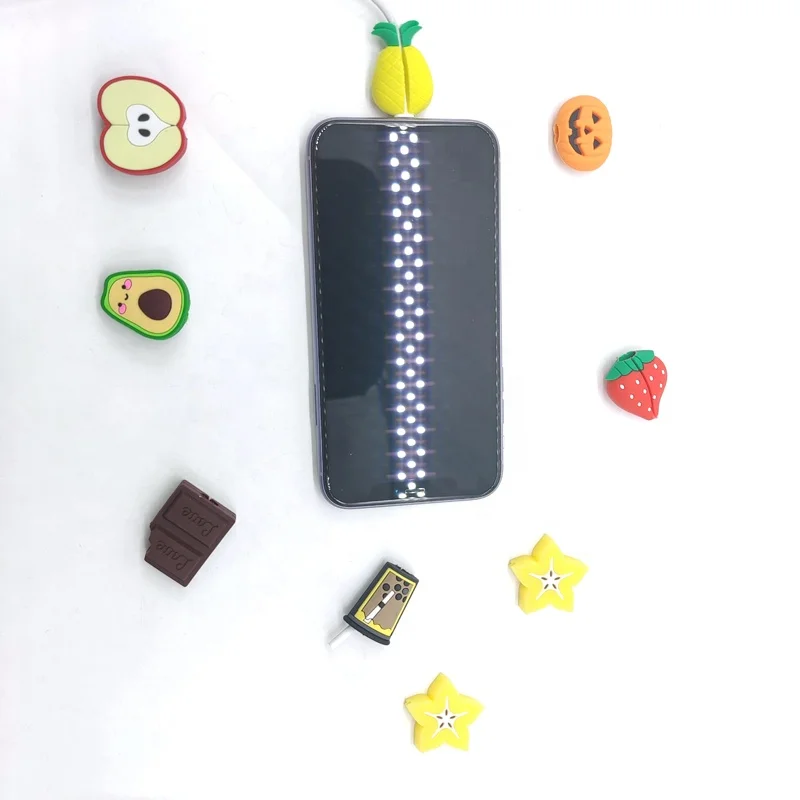 
pvc cartoon data cable protective sleeve anti-breaking bite data cable protection cable organizer 