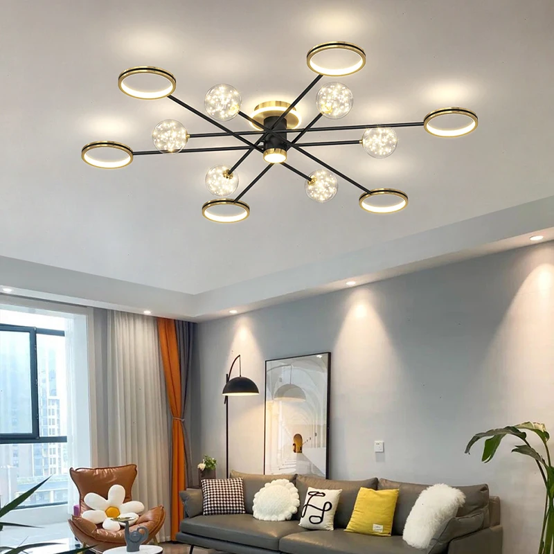 European Aluminum Starry Sky Ceiling Full Star Light Source Energy Saving and Eye-Production Voice Control