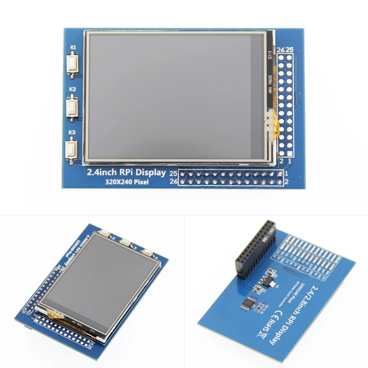 Hot selling 320x240 Driver IC ILI9341 2.4 inch TFT SPI LCD module screen display for Raspberry Pi