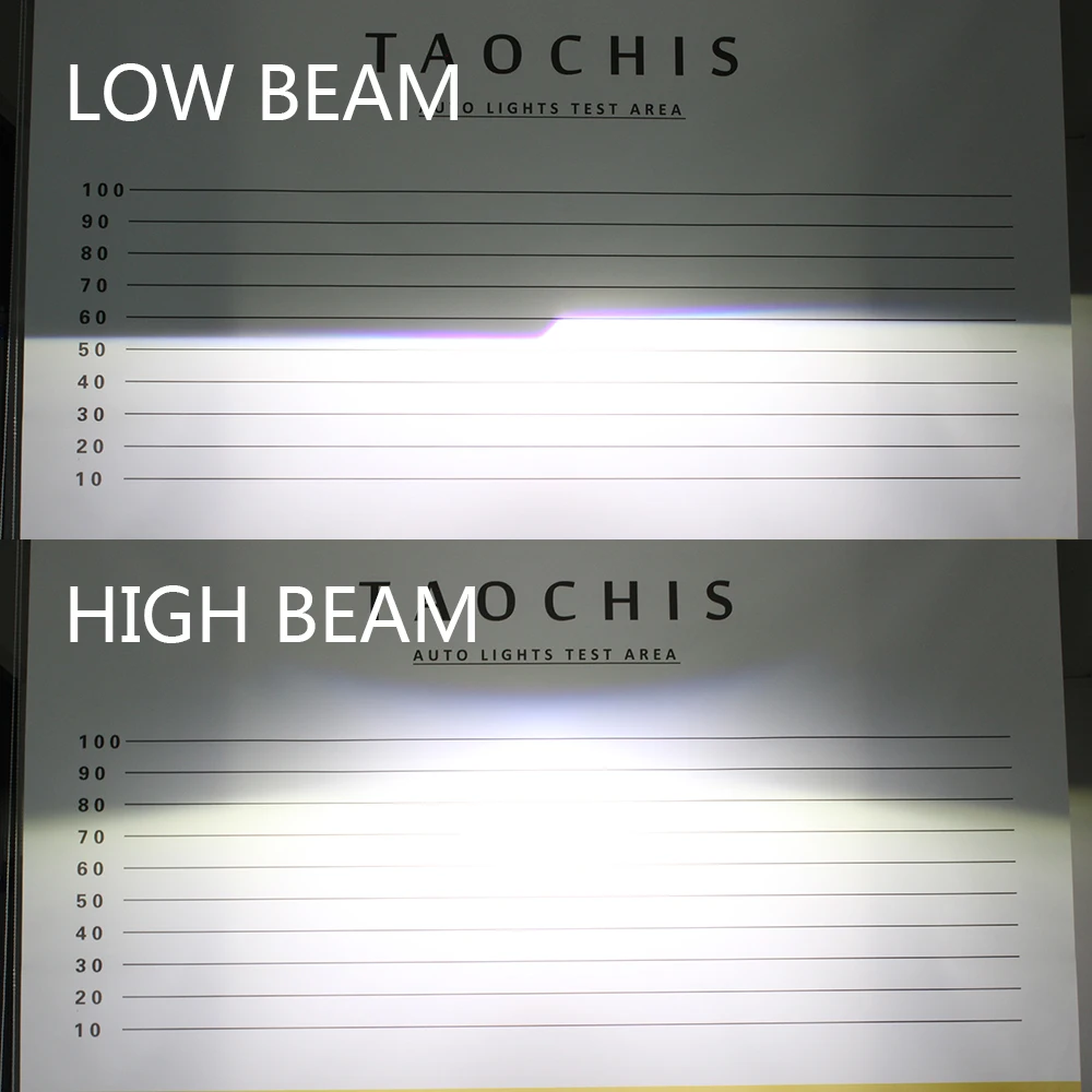 TAOCHIS A3+ A3 MAX BI LED Projector Lens 50W 4000LM 5500k 3.0 Inch for HELLA 3R High Beam Low Beam Car Light Upgrade