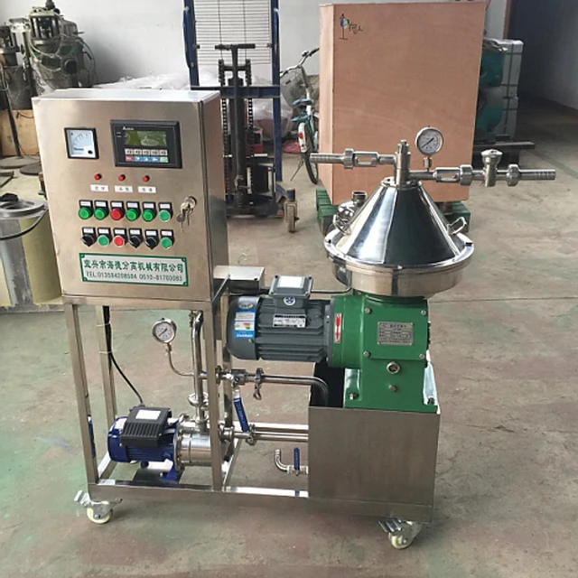 
disc centrifuge separator with self-cleaning bowl 