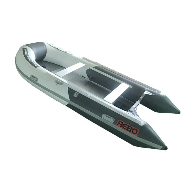 4.7m High Pressure Keel Aluminum Floor Inflatable Orca Rowing Boat