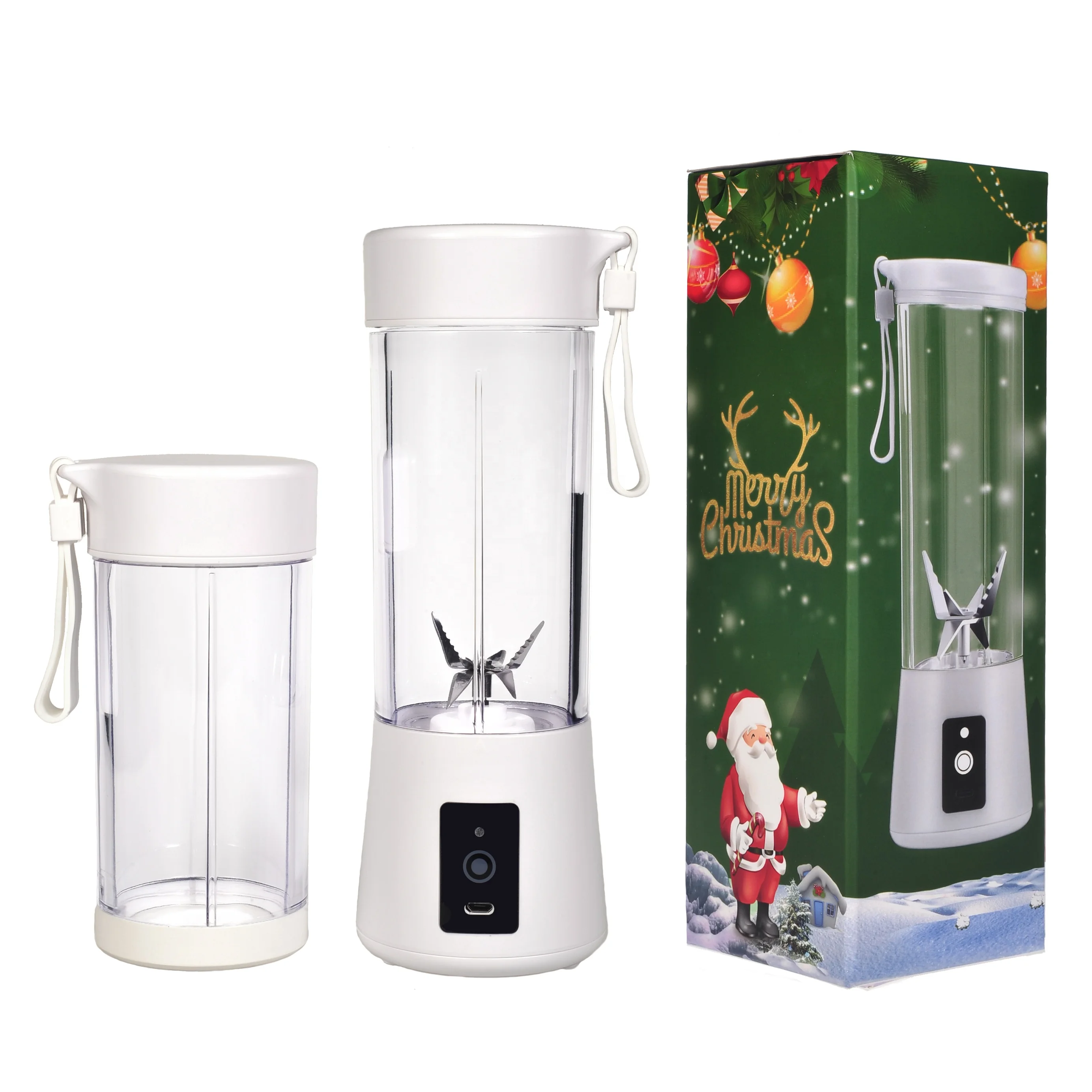 First Piece Special Price 400ml Kitchen Appliance 6 blades Rechargeable Mini Usb Portable Smoothie Fruit Juicer Blender Cup
