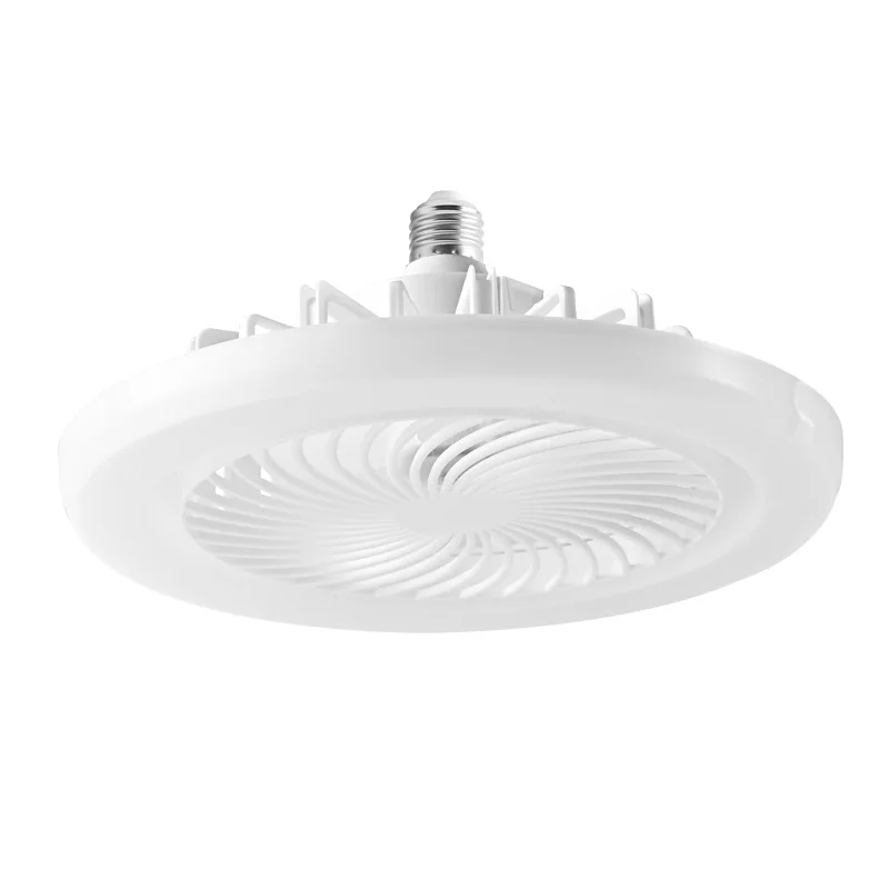 Ceiling Led Fan Light Moving Head Intelligent Dimming E27 Fan Bulb Home Decor 360 Rotating Remote Control Modern Ceiling Fan