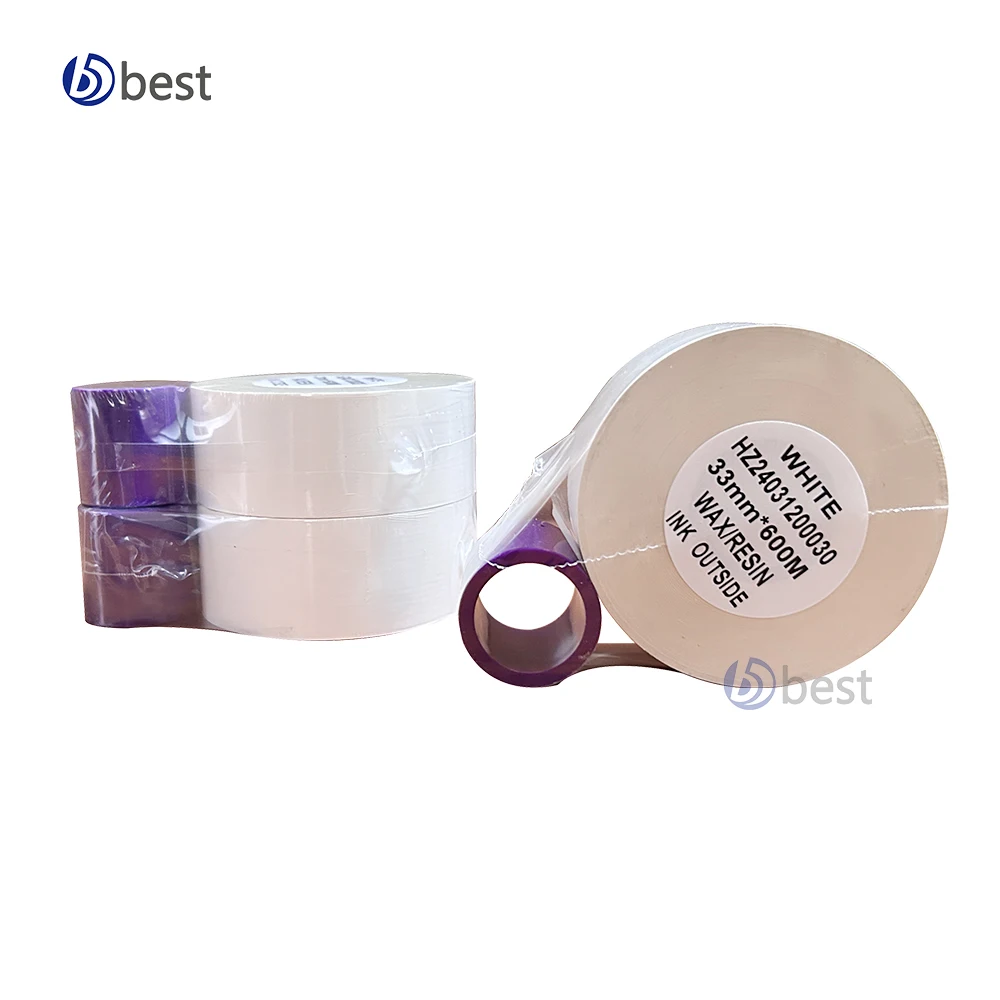 Premium Ribbon 33mm*500mm Thermal Transfer Ribbon wax resin TTO Ribbon for TTO printer