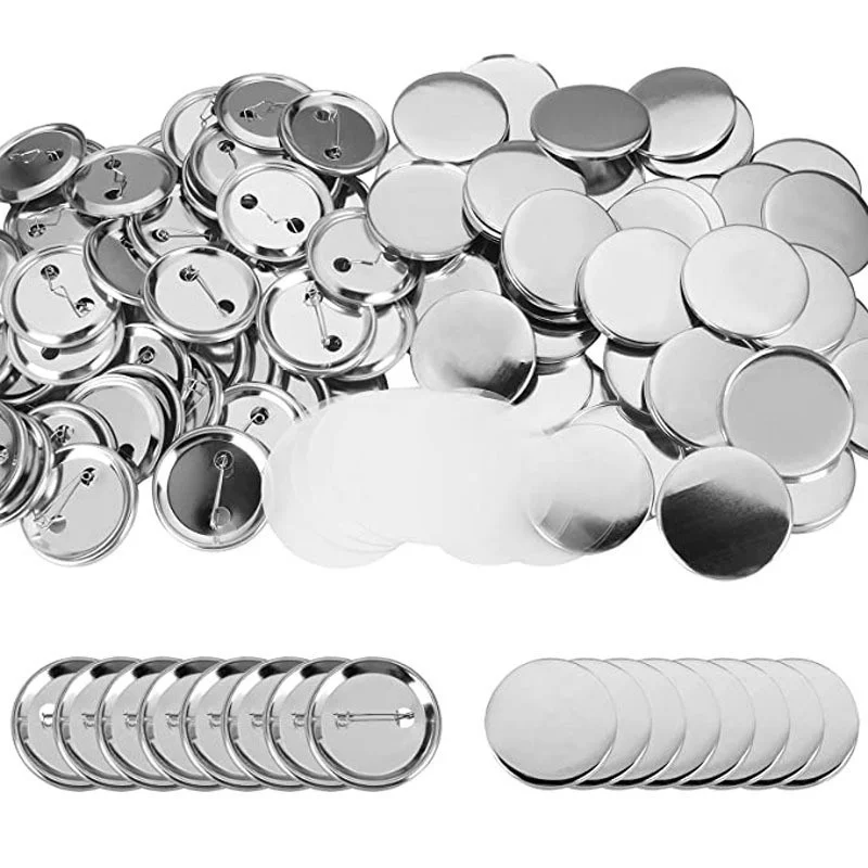 Custom Print Blank Badge Bar DIY Metal Iron Bottom Badge Consumables Netherlands Needle Tinplate Badge Material