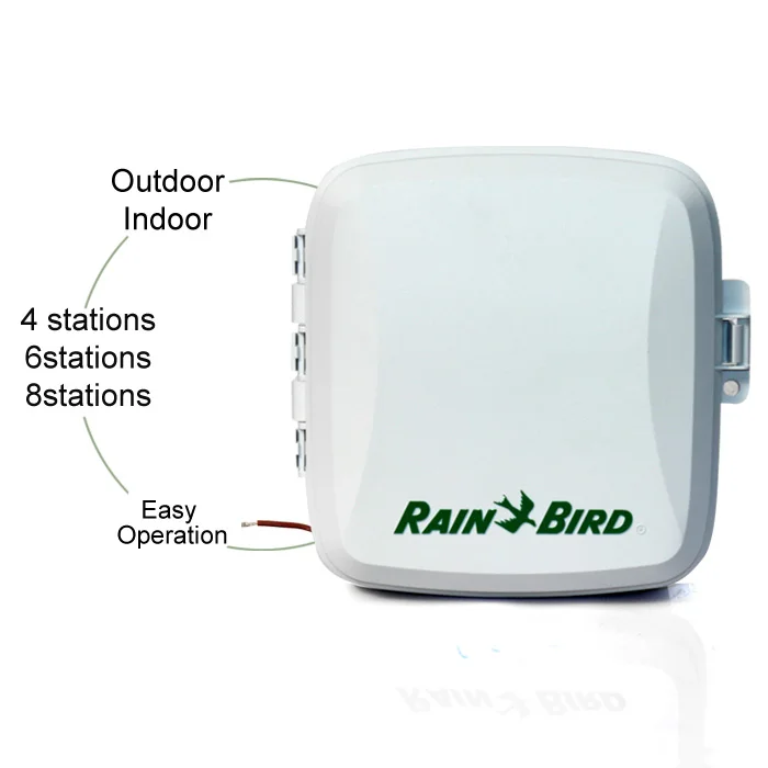 
High quality rain bird controller timer for valve ESP RZX indoor 4 station area 
