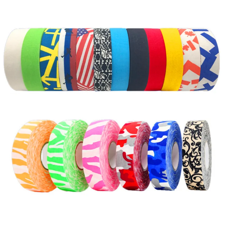 Good price new good price abrasion proof cold-resistant polyester cotton material custom ice hockey stick tape