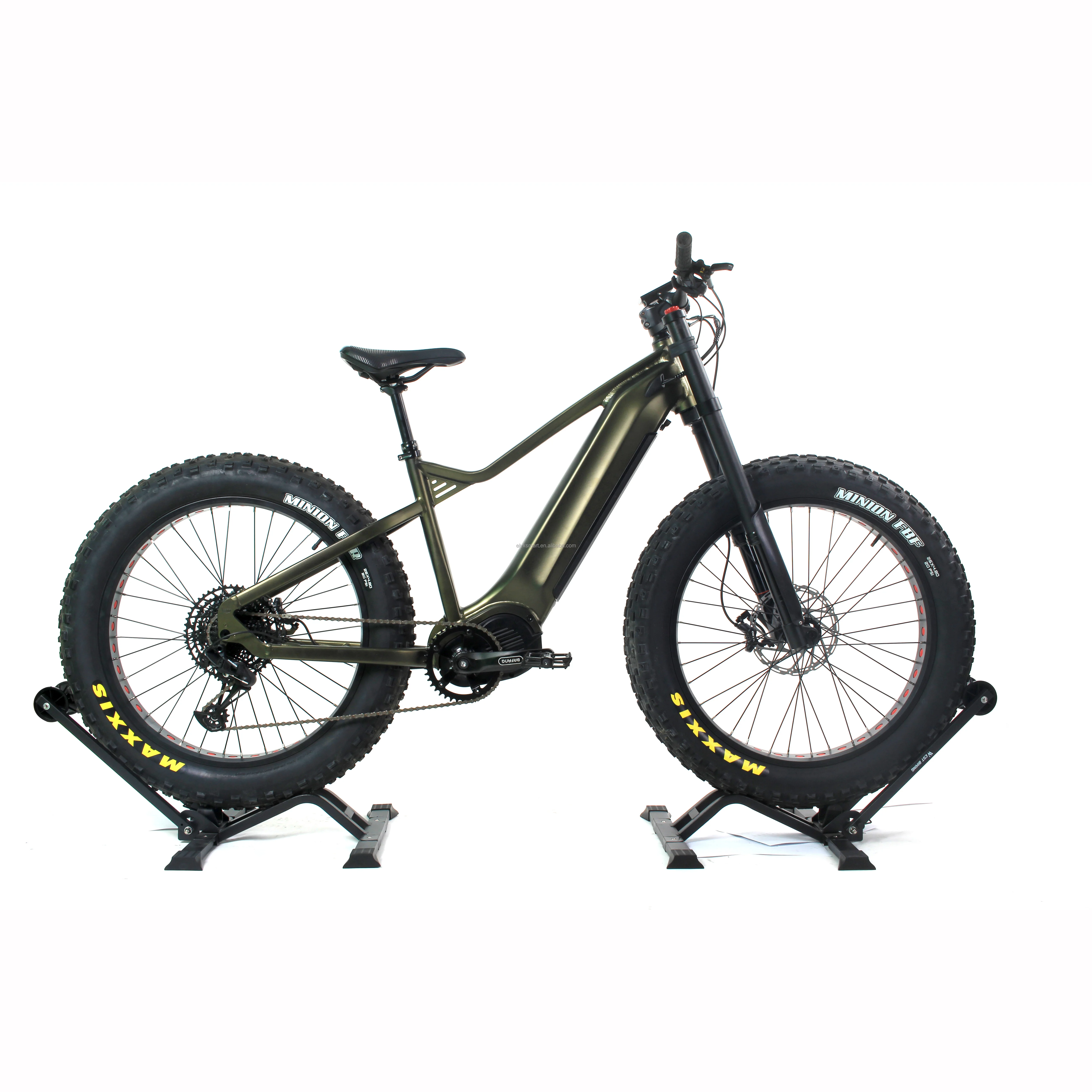 Ebike Factory Wholesale Electric 26 Inch Fat Tire E MTB  Bafang M620 Mid Drive Motor 750W 1000W Electric Mountain Bike Fat Bike