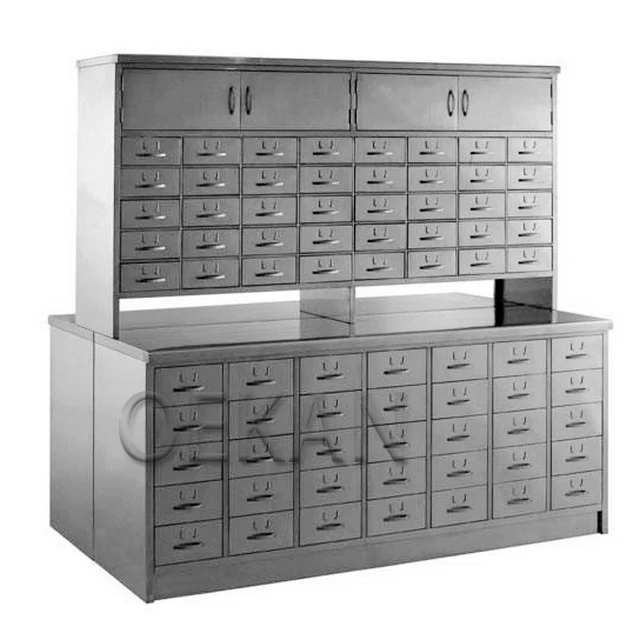 Hospital Medicine stainless steel Storage Workstation Pharmacy Drugstore Cabinet