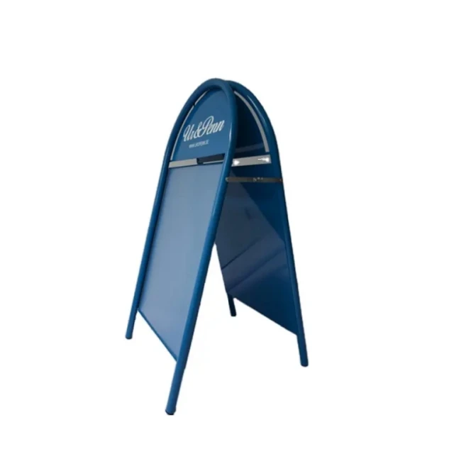 Steel Tube Bending Frame Holder Floor Standing Customized Metal Display Rack