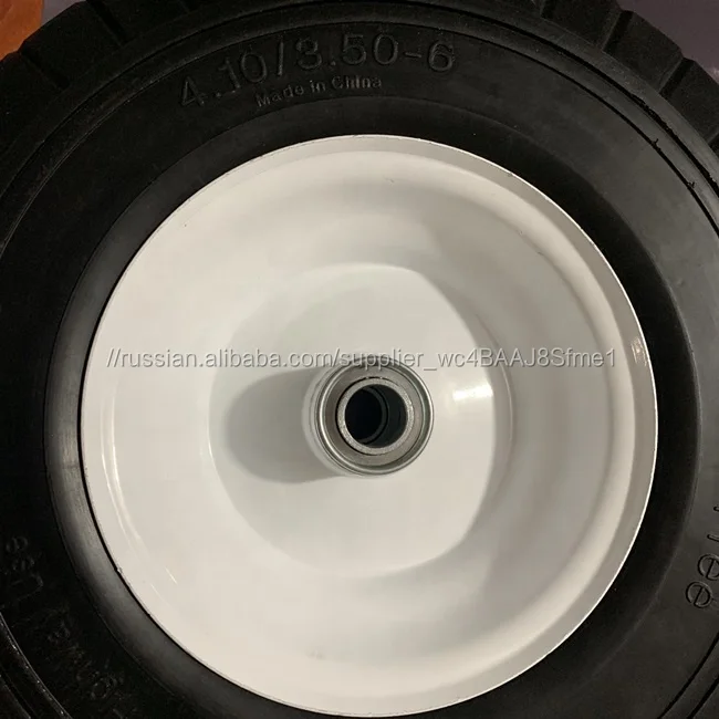 410/350-6 pu foam wheel trolley wheels for wagon cart and wheelbarrow