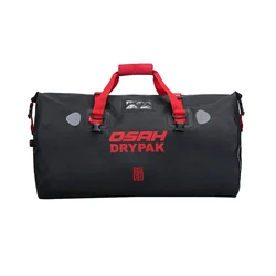 Custom 60L  durable roll top waterproof motorcycle duffle rear bag