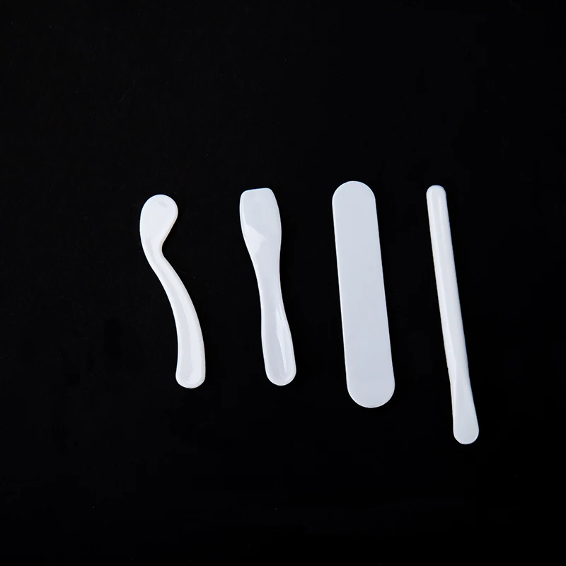 Factory mini PS  face mask skin cream Makeup tool Cosmetic Spatula Spoon small plastic cosmetics spatula