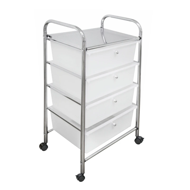 Good End Price Taiwan Brand 4 Drawers Office Trolley Portable Rolling Cart Storage Kitchen Shelves Rack