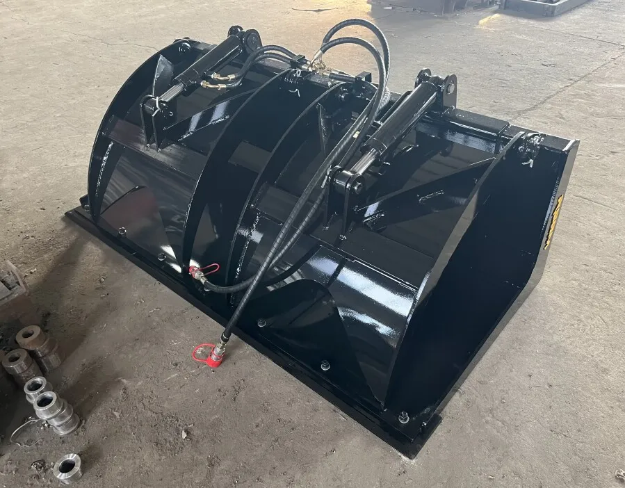 RSBM wheel loader grab bucket farm machinery parts grab fork for sale