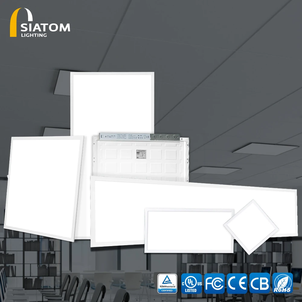 40 Вт 600x600 мм панель 2x2 светодиодные потолочные светильники для офиса