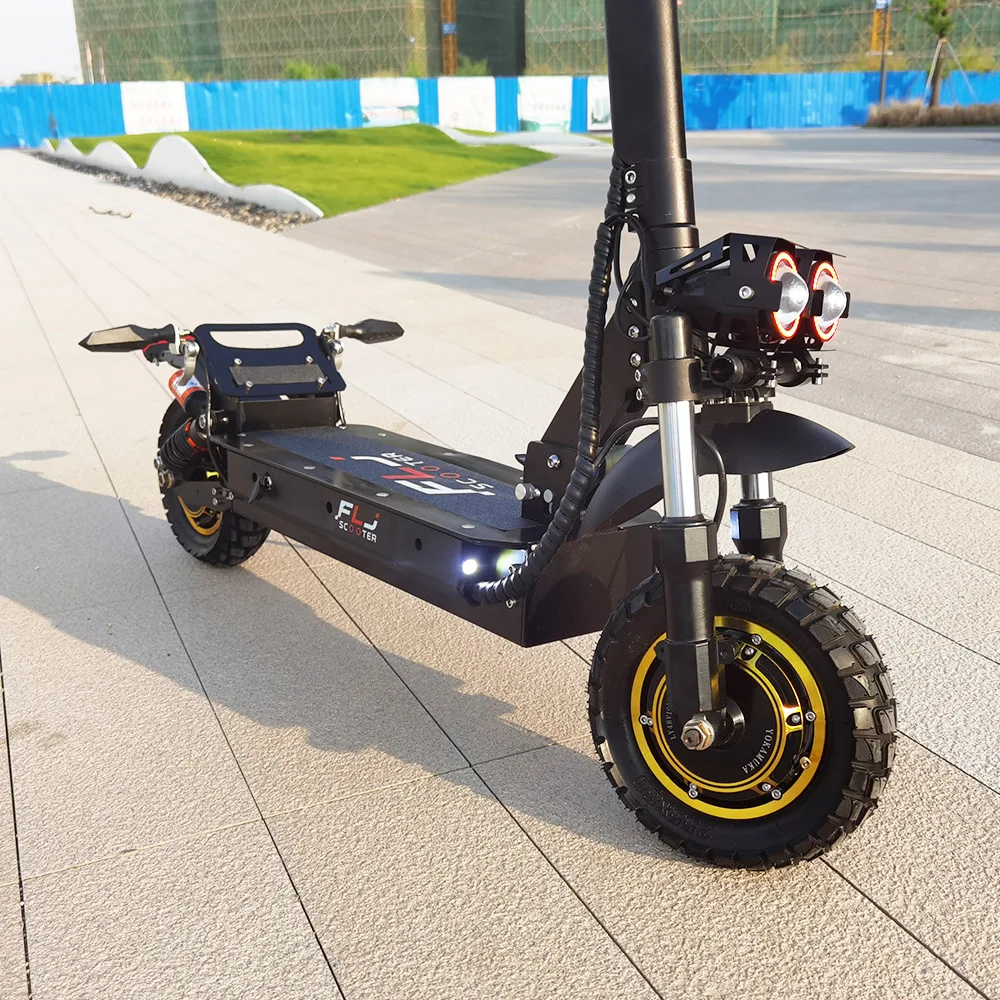Hotsale New Electric Scooter 48V 2400W Fat Off Road 10inch Dual Motor Tires Scooter For Adult