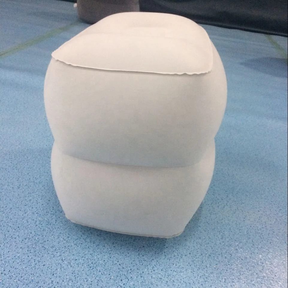 Portable Airplane Kids Toddlers Bed Adjustable 3 Layers Height Inflatable Travel Leg Foot Rest Pillow Airplane Bed For Kids