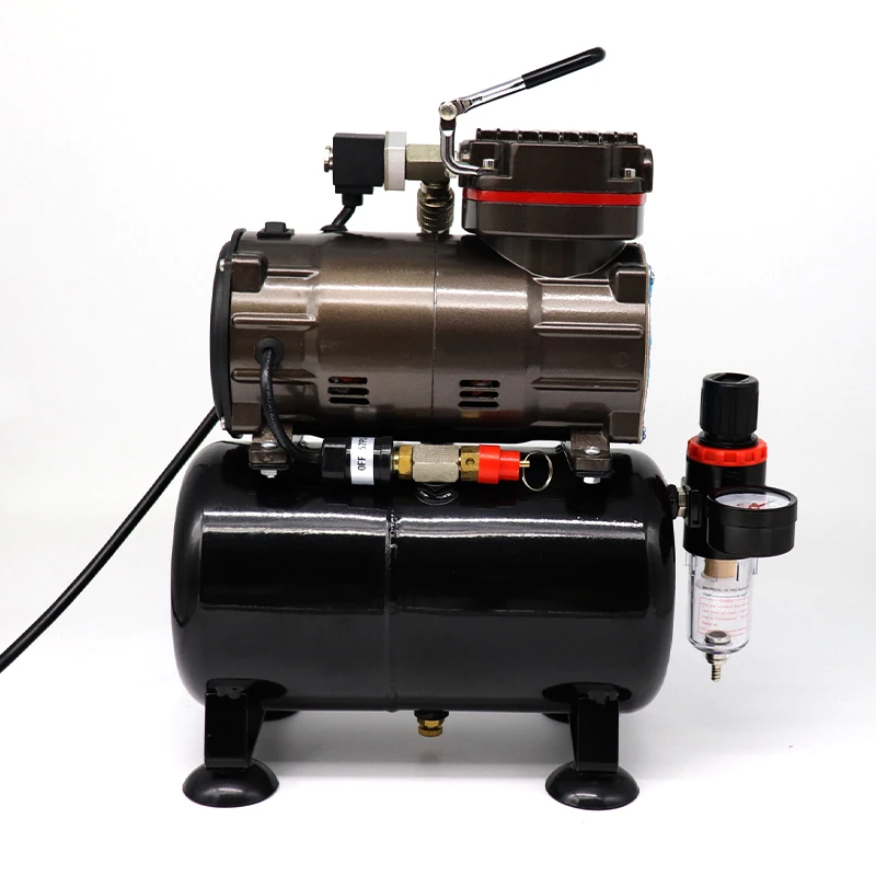 piston type and oil free  portable airbrush compressor TC-88T with tank