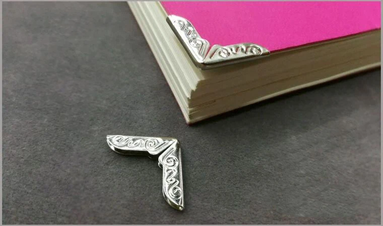 Decoration metal corner custom corner protector for handbag notebook metal corners