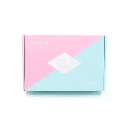 Factory wholesale small custom box pink kraft paper packaging gift box corrugated cardboard small boxes for products