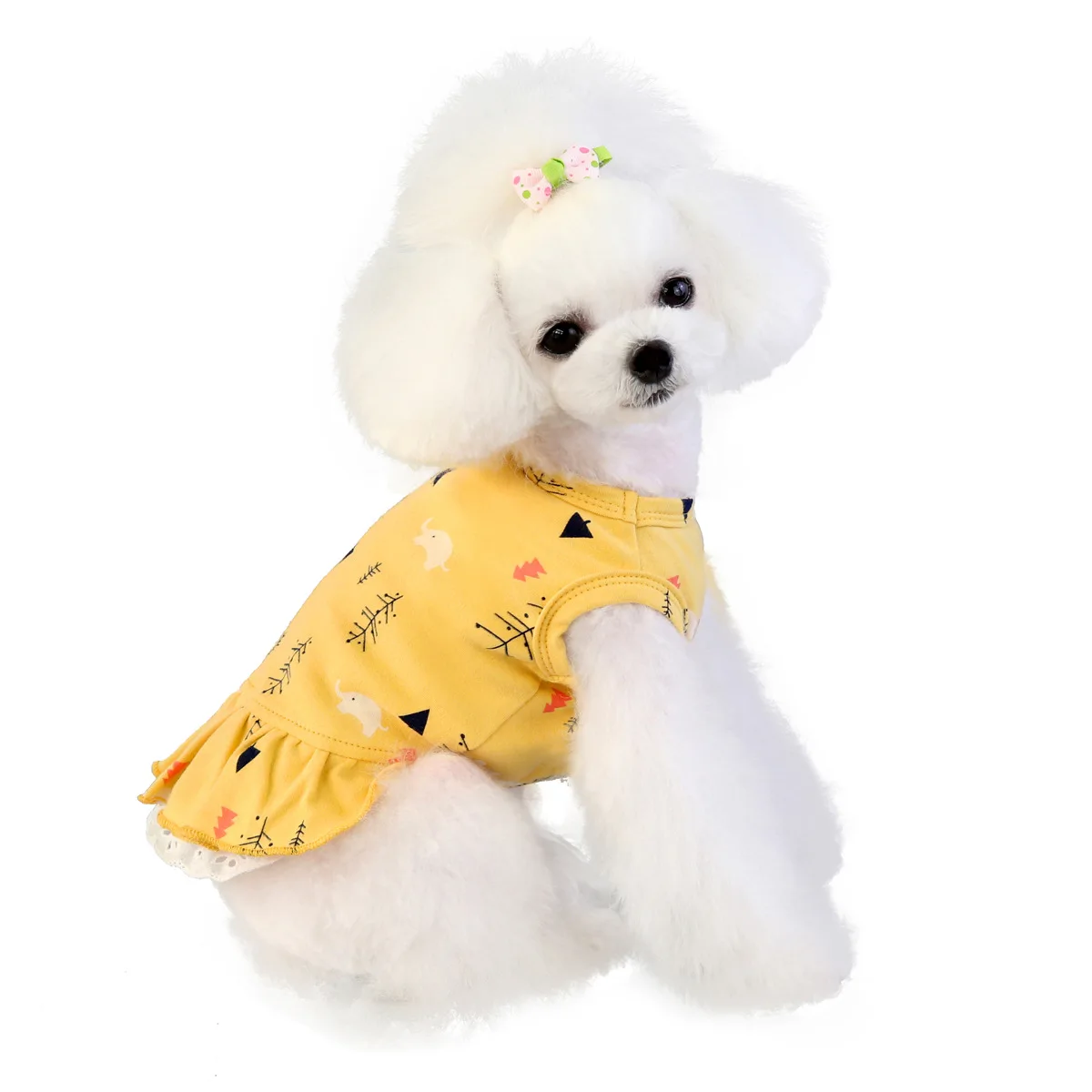 Spring summer dog elephant skirt clothes pet supplies little elephant dress