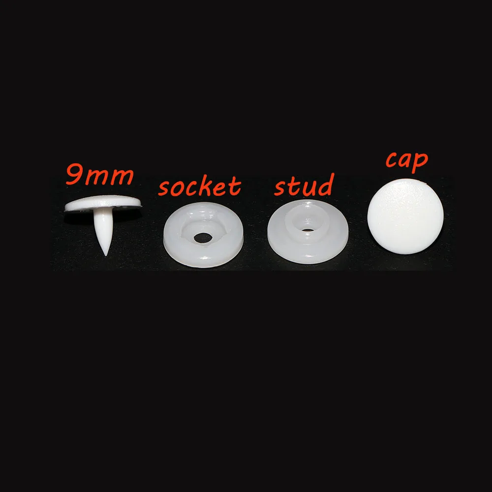High Quality Cheap Snap Fastener Rivet  Babi Plastic Snap Button for Clothing