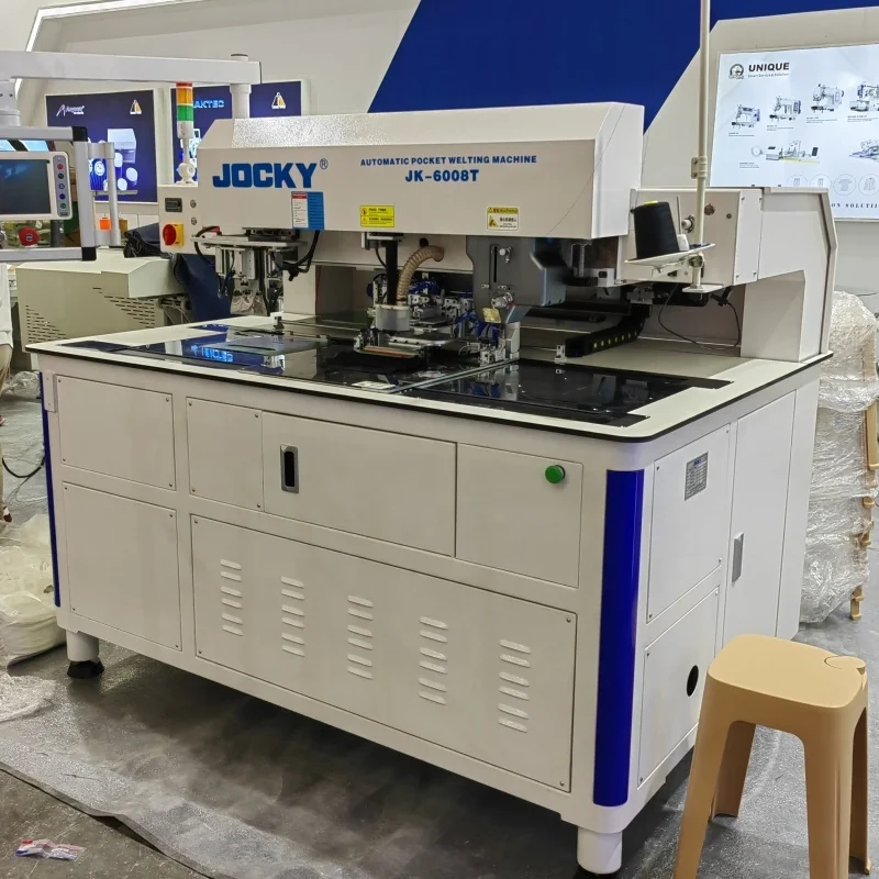 JK-6008T полностью автоматическая карманная сварочная швейная машина maquina de coser bolsillo automatico
