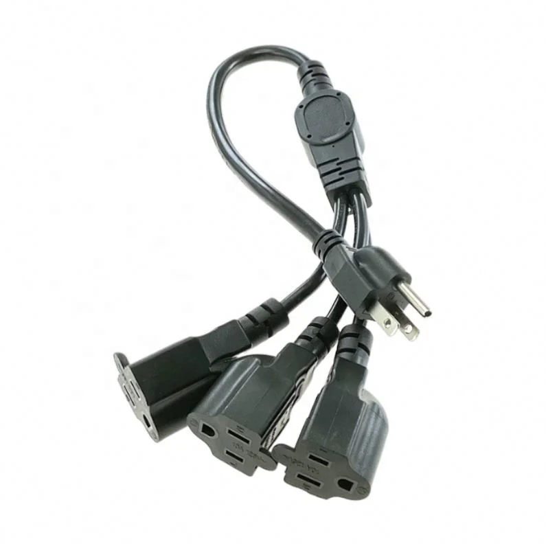 2 Prong Power Cable 2Pin Cord Polarized Plug Universal Salt Lamps Cord Set Usa E27 Lamp Holder Cable