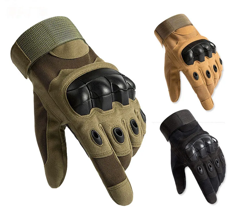 Indestructible Mechanic Waterproof Touchscreen Touch Screen Black Green Custom Winter Full Half Fingers Kids Tactical Gloves