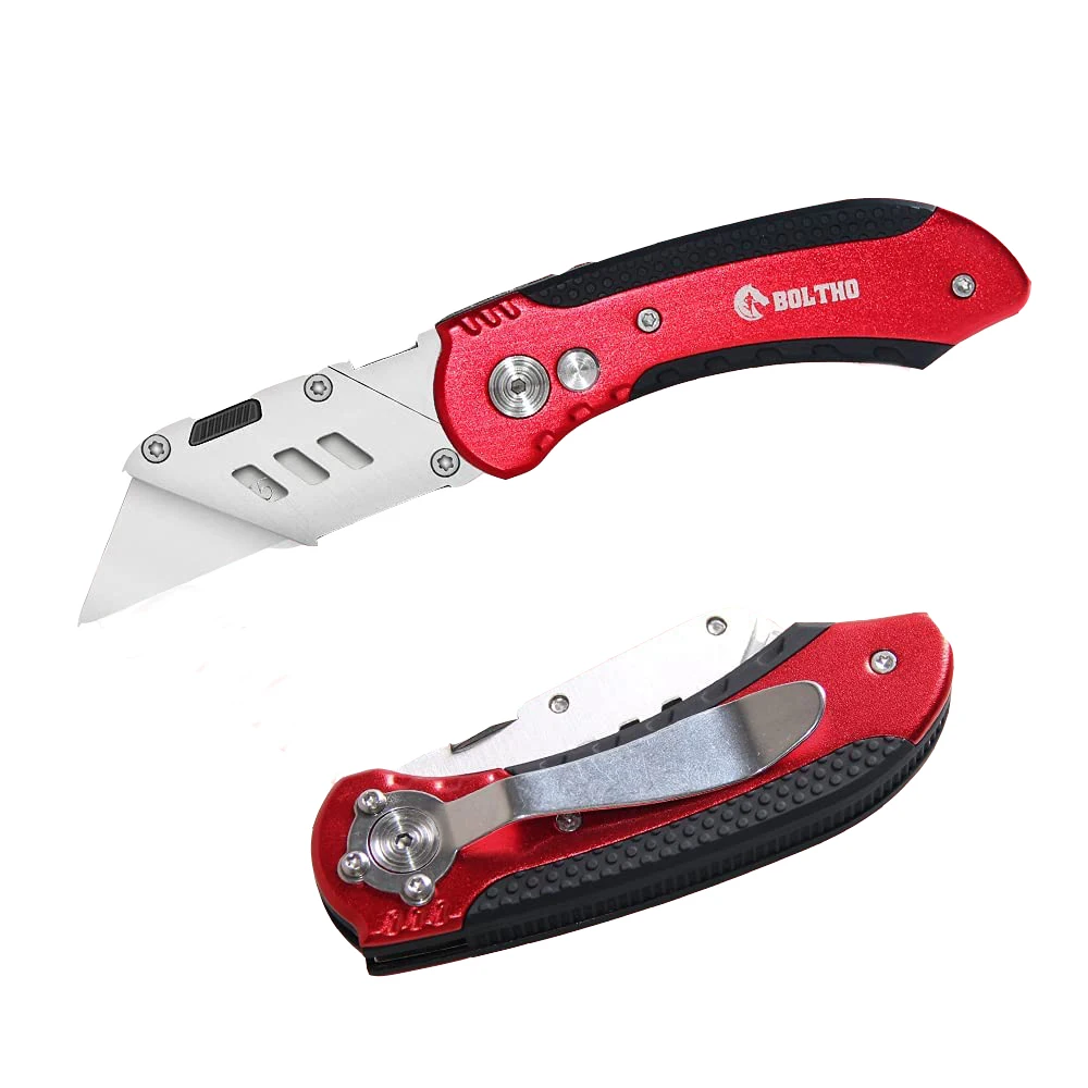 
Wholesale Ultra-sharp safety lock-back system folding pocket utility knife 